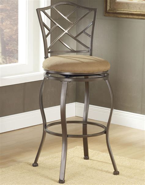 metal fabric seat bar stools|metal bar stools that swivel.